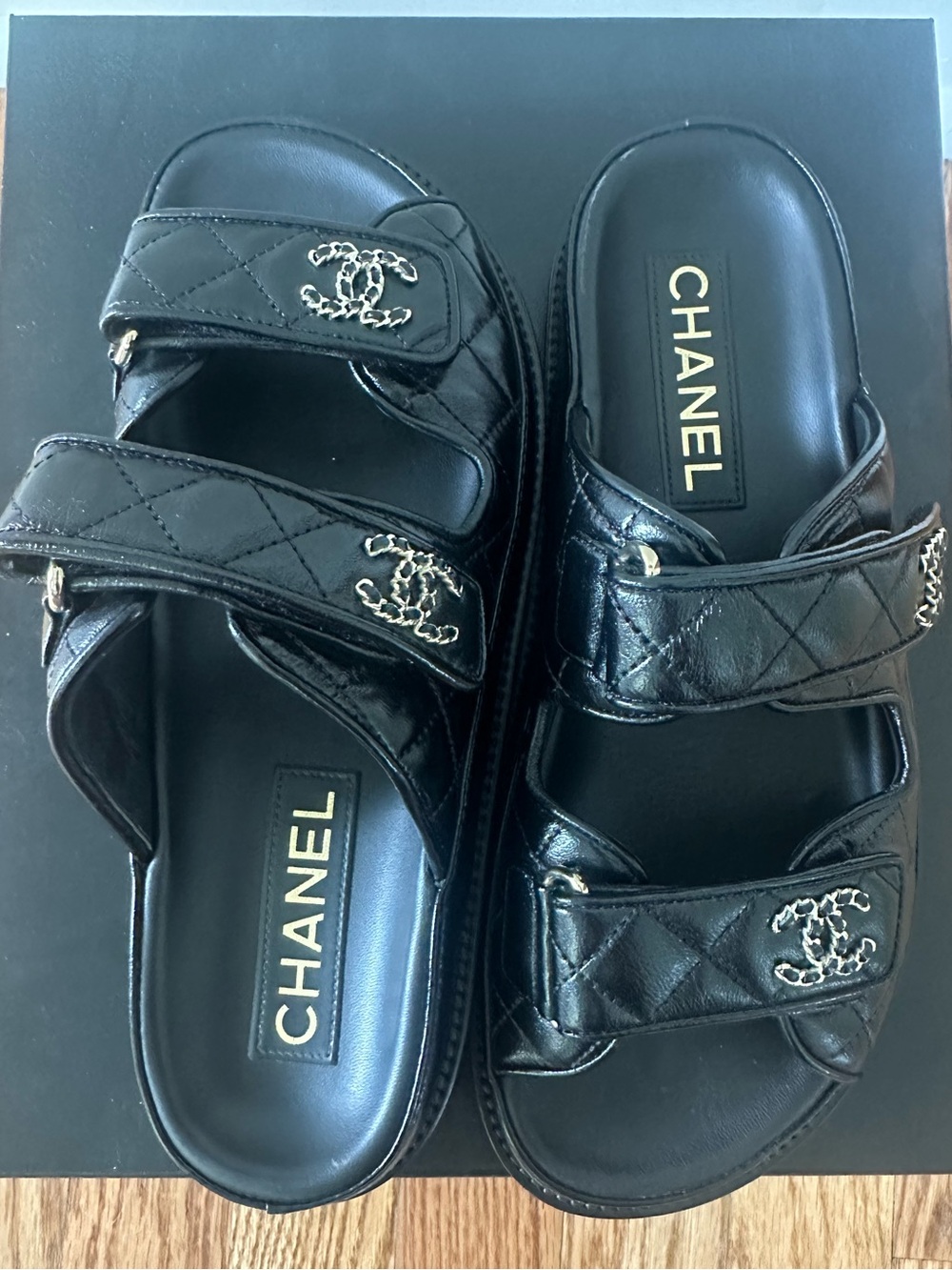 Like new Chanel “dad” sandals